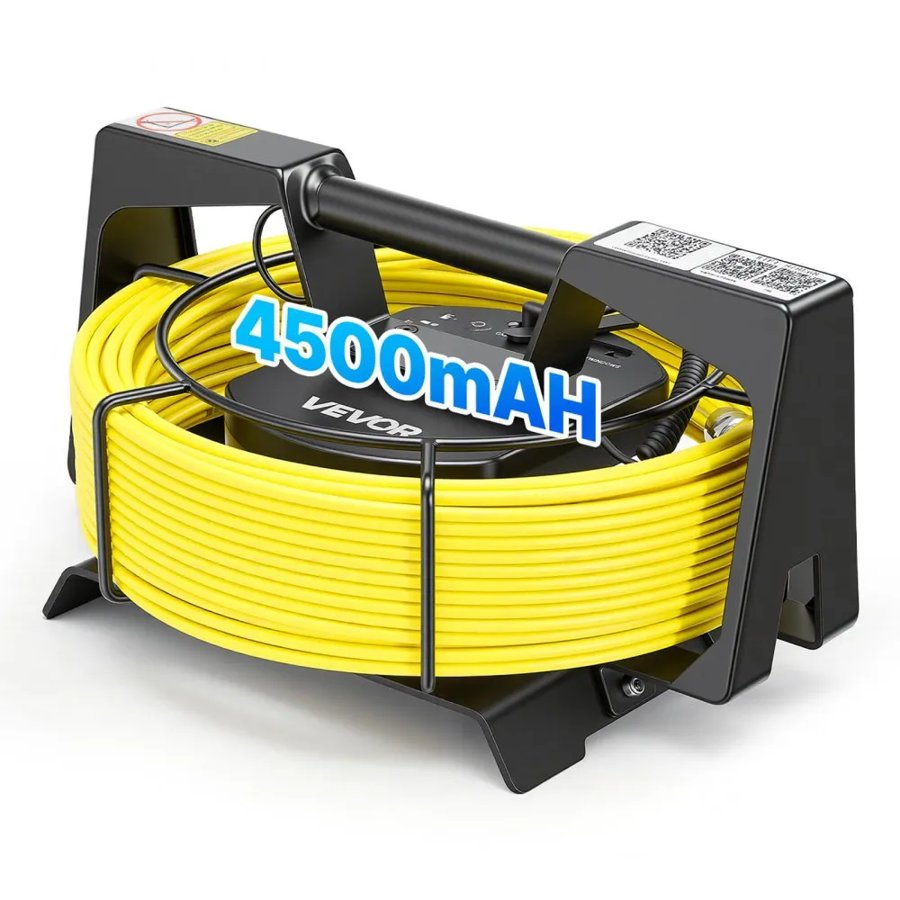 VEVOR Sewer Drain Camera with WiFi – 20m, 1080P, 12 LEDs