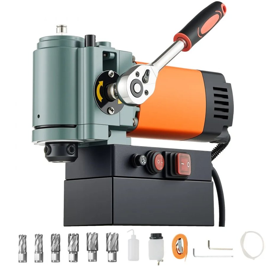 VEVOR Low Profile Magnetic Drill – 1300W, 35mm, 10000N