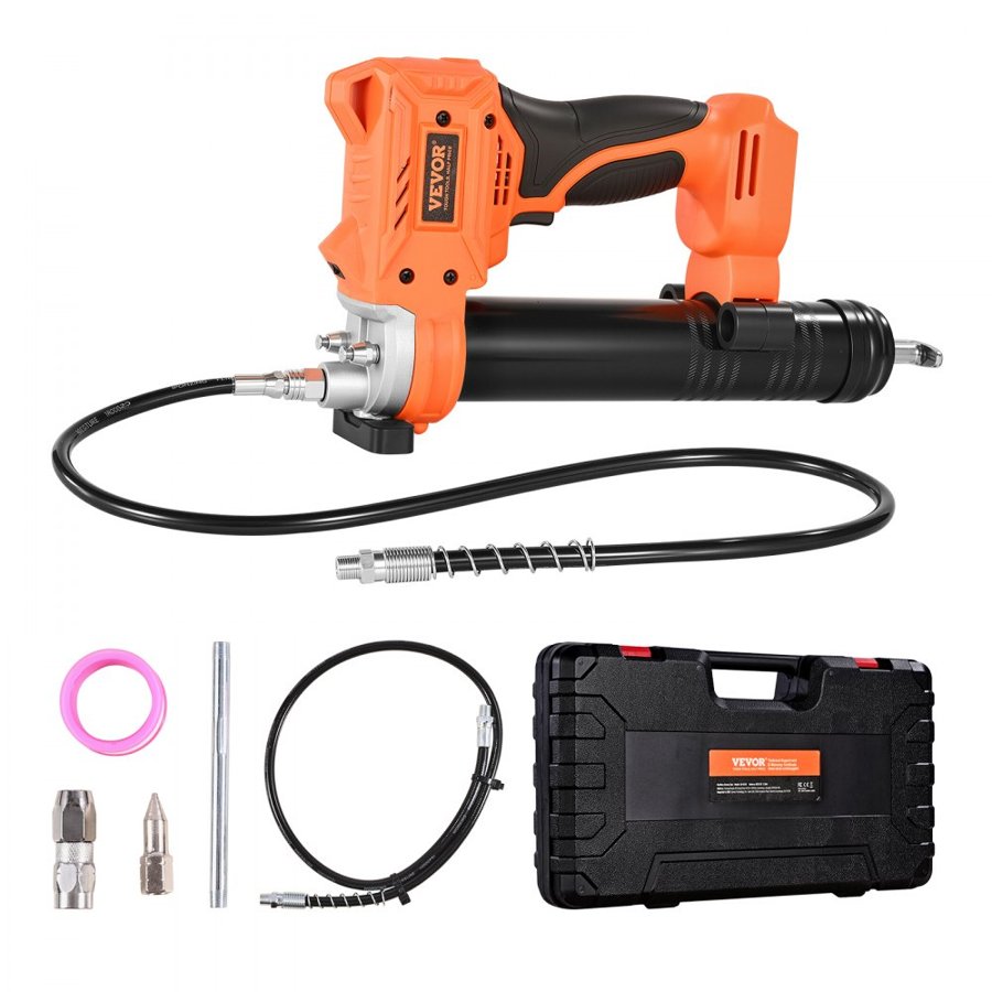 VEVOR Cordless Battery Grease Gun – 8000 PSI, 18V Makita