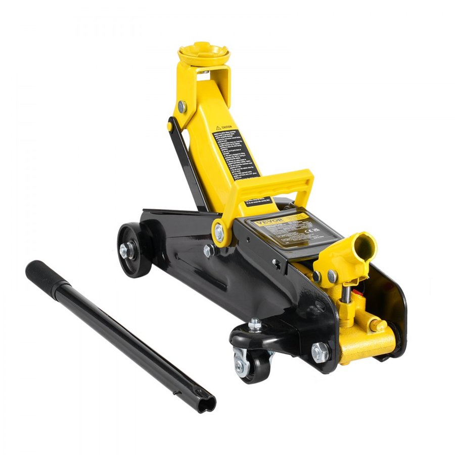 VEVOR Heavy Duty Low Profile Floor Jack – 2 Ton, 4.9"–13.2"