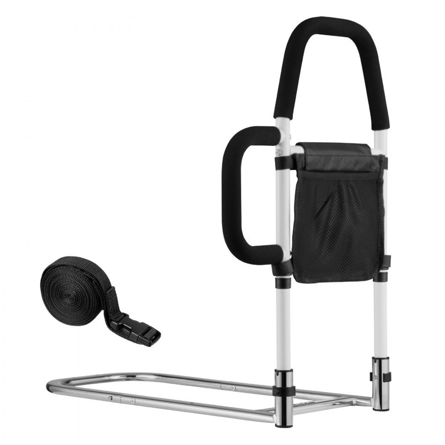 VEVOR Bedside Assist Rail – 300 lbs Capacity, Dual Handles