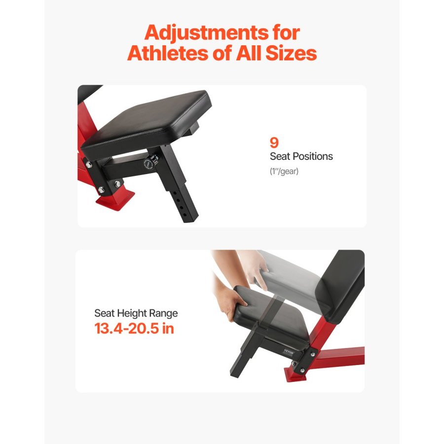 VEVOR Incline Chest Fly and Rear Delt Fly Machine, 450 LBS Chest Machine, Adjustable Fitness Chest Bench Set, Home Gym Equipment for Upper Body Strength Training Machine