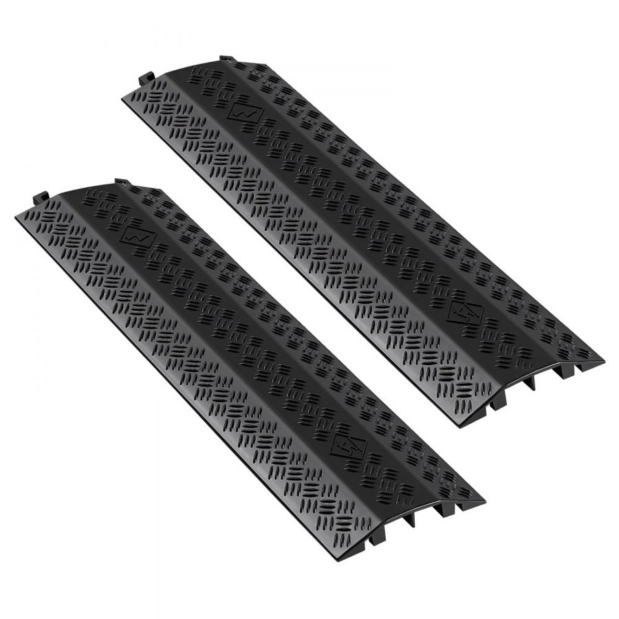 VEVOR Heavy Duty Cord Cover – 17,500 lbs, 2-Pack Ramp