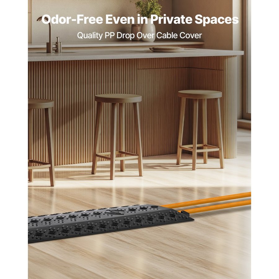 VEVOR Heavy Duty Cord Cover – 17,500 lbs, 2-Pack Ramp