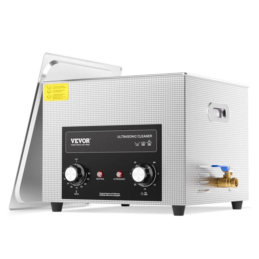 VEVOR Auto Parts Ultrasonic Cleaner – 15L, 360W, 40kHz