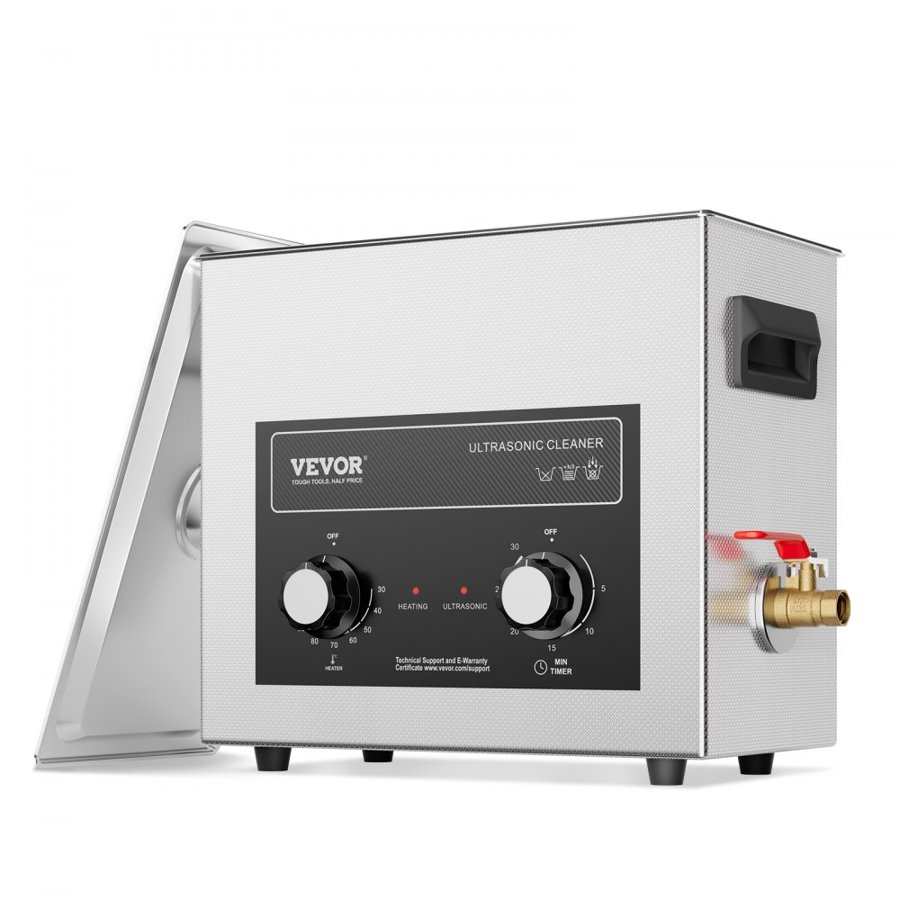 VEVOR 6L Digital Ultrasonic Cleaner – 180W, 300W Heater