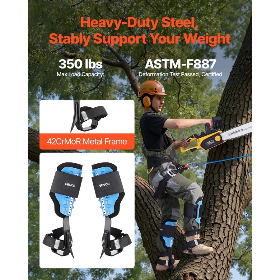 VEVOR Tree Spurs For Climbing – 350 lbs, 15.35-17.3 in