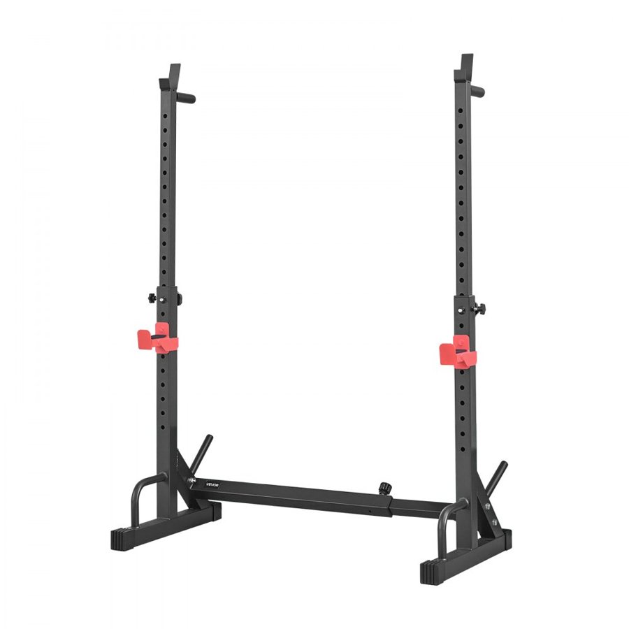 VEVOR Power Cage Squat Rack – 550 Lbs, 14-Level Height