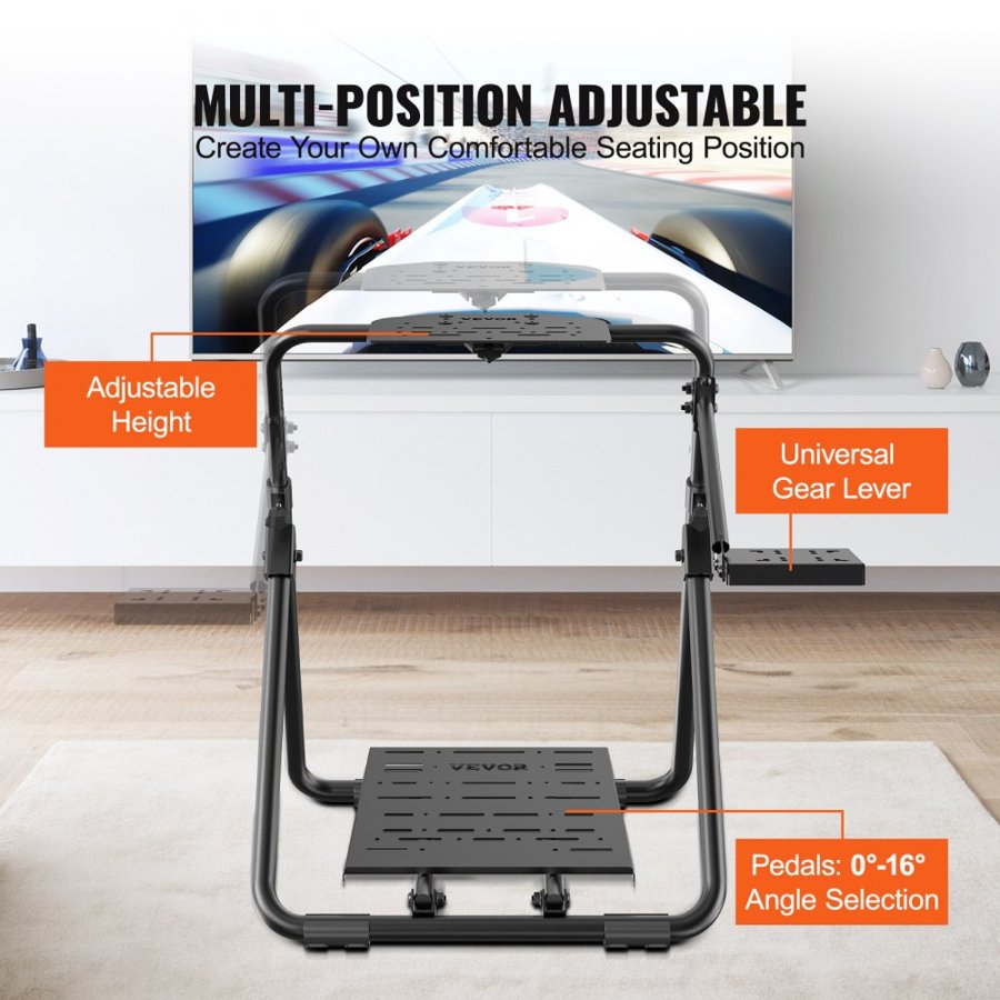 VEVOR Foldable Racing Wheel Stand – Universal Fit, Flexible