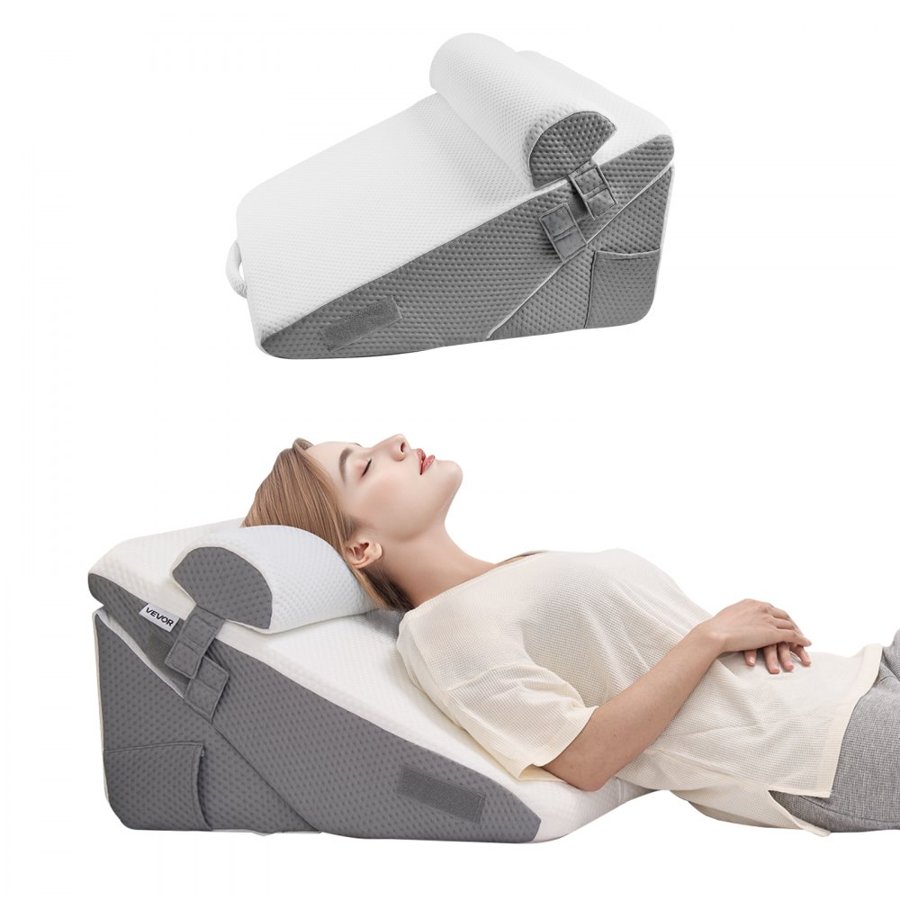 VEVOR Wedge Pillow For Sleeping Upright - 3 Pcs, Jacquard