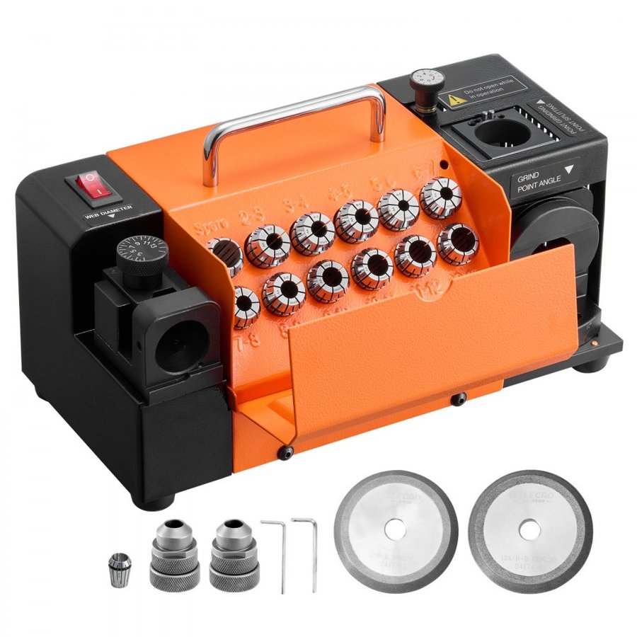 VEVOR Drill Bits Sharpener – 3–15mm, 4600 RPM, MR-13B