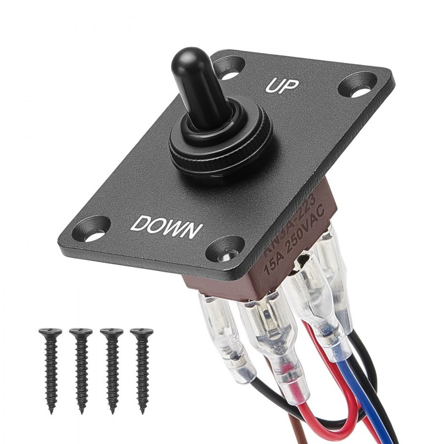 VEVOR 12 Volt Toggle Switch On Off On – 6 Pin DPDT