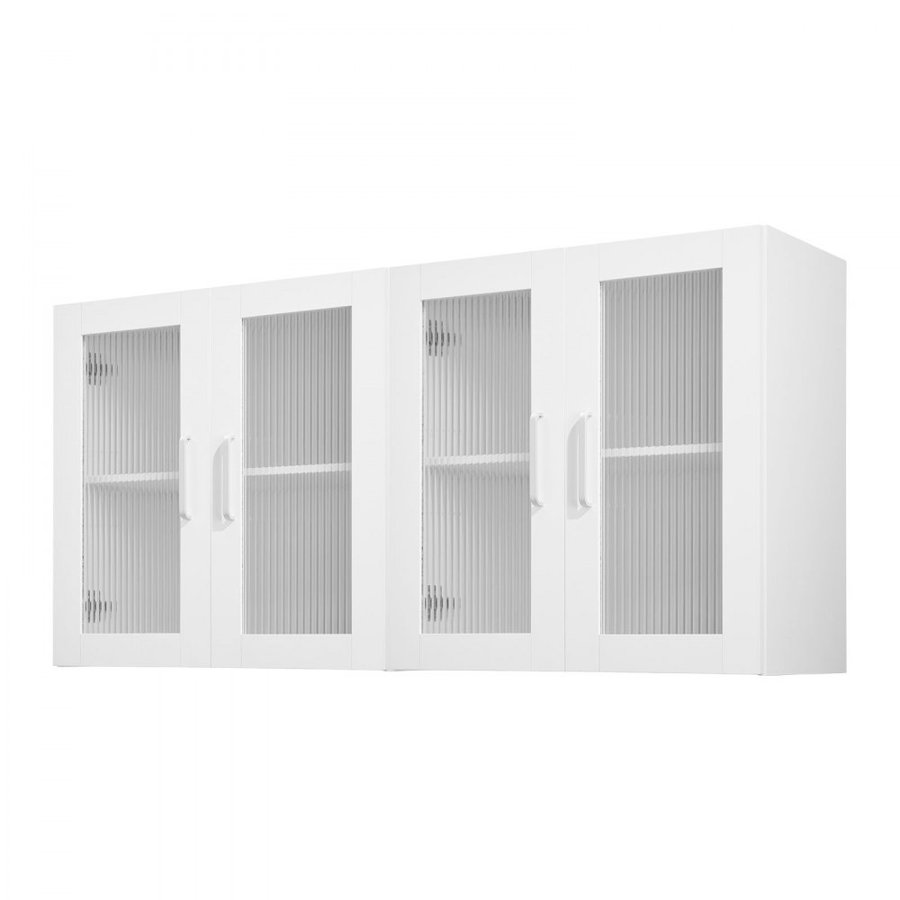 VEVOR White Wall Cabinets for Laundry Room – 12"×24"×24"