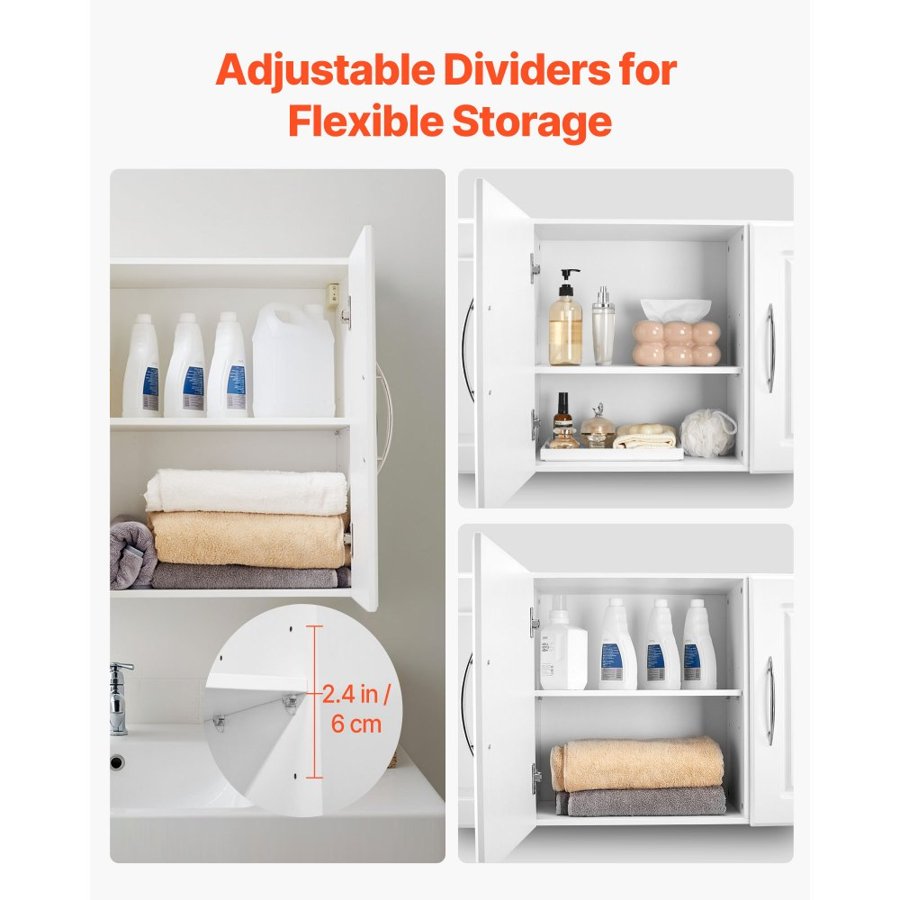 VEVOR Wall Cabinets for Laundry Room – 12.44" x 54" x 20.31"