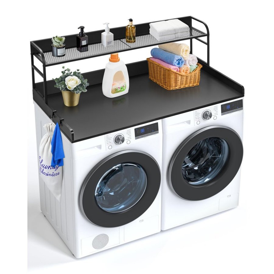 VEVOR Wood Cover for Washer and Dryer – 54" x 27" Countertop
