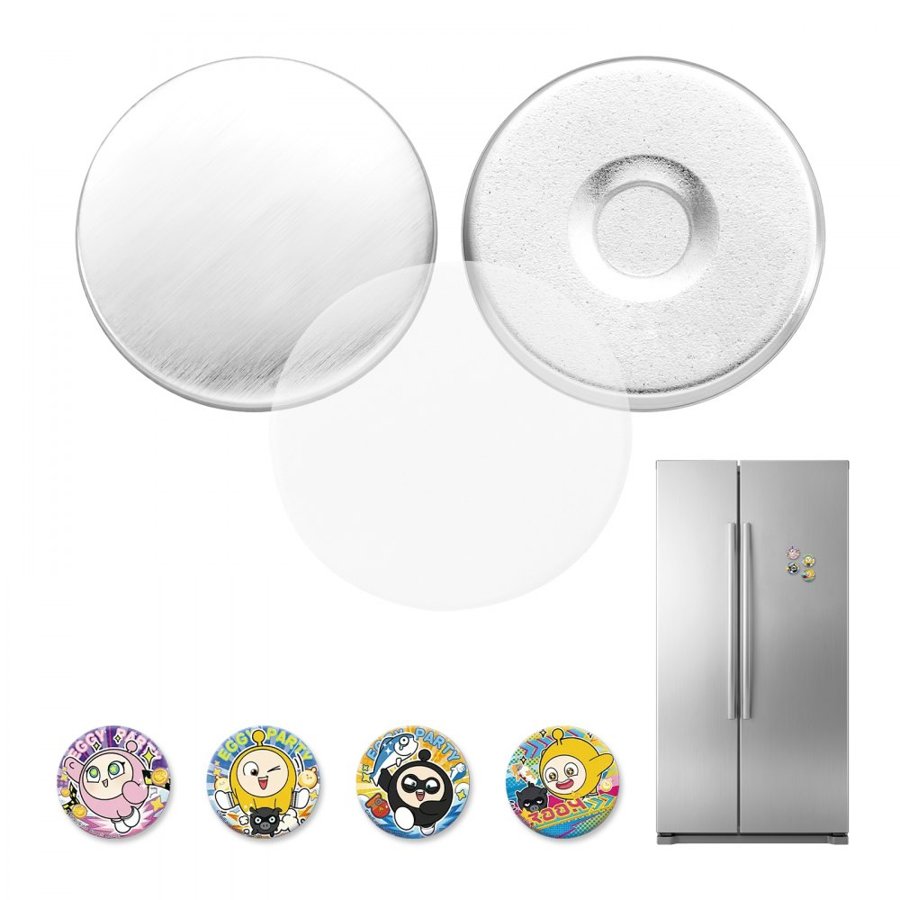 VEVOR Button Parts for Button Maker – 50 Sets, 25 mm