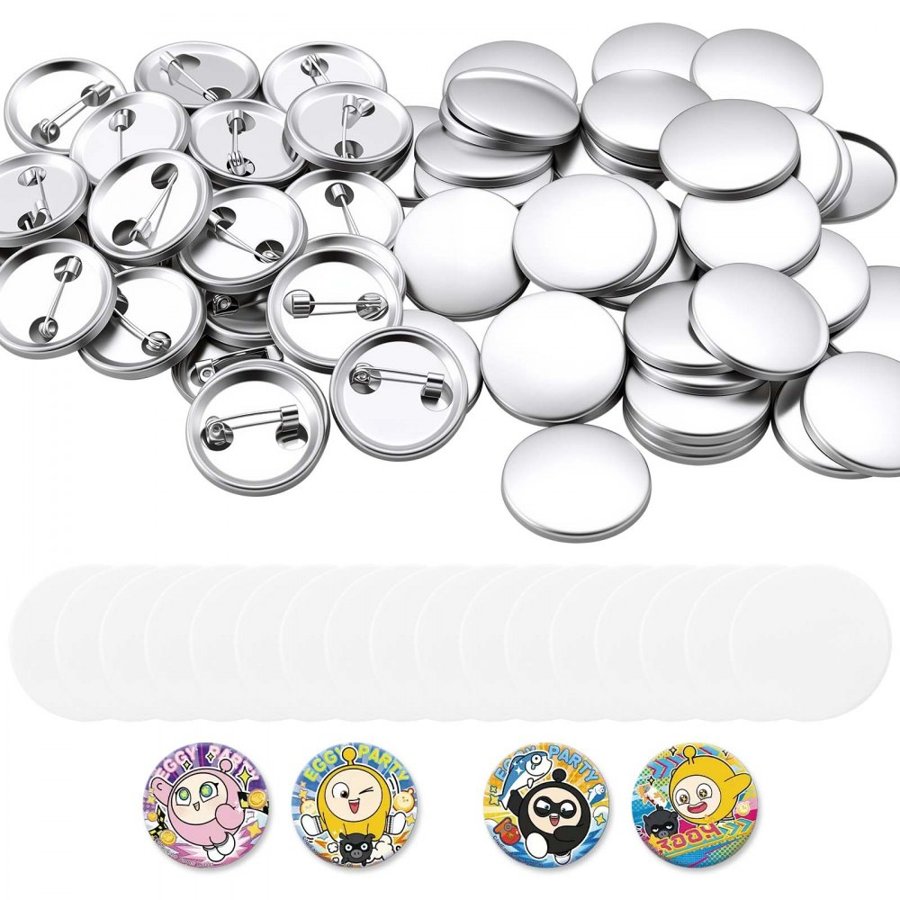VEVOR Button Maker Supplies – 0.98 in / 25 mm, 200 Sets