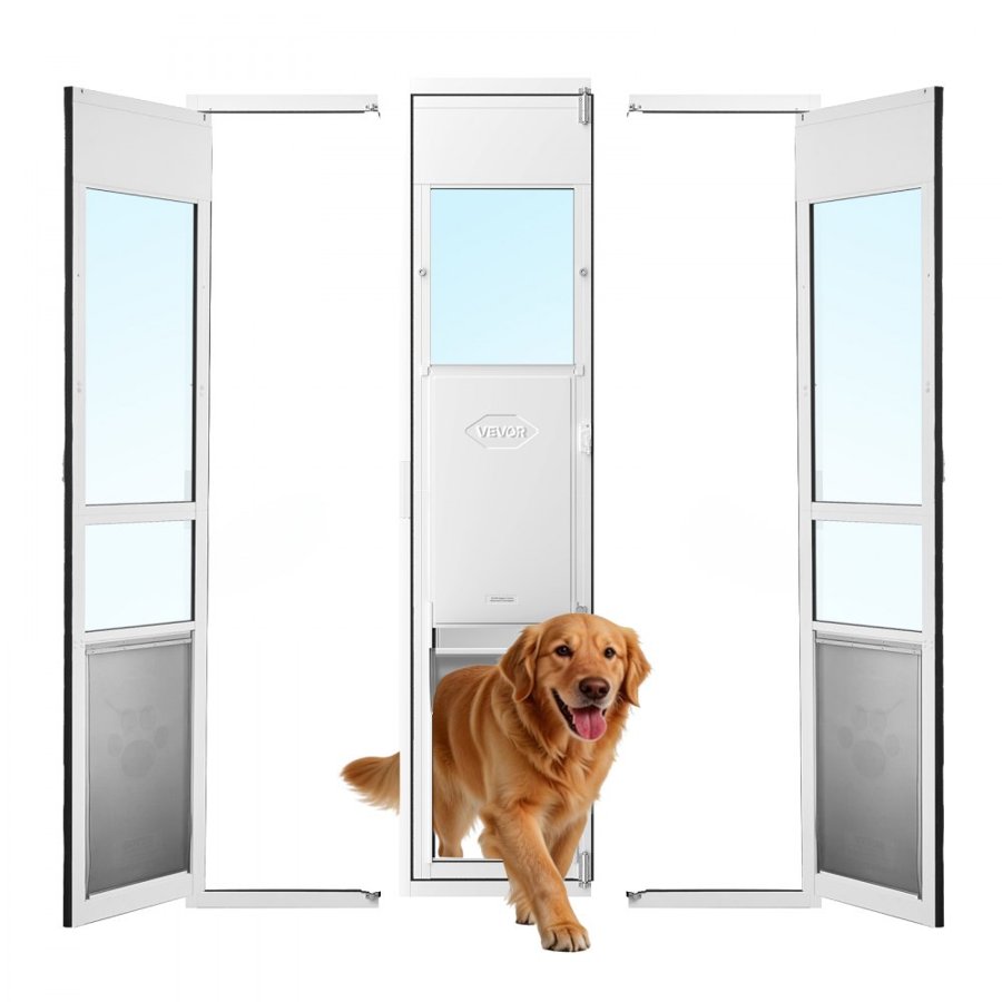 VEVOR XL Dog Door for Sliding Glass Door – 1927–2049mm