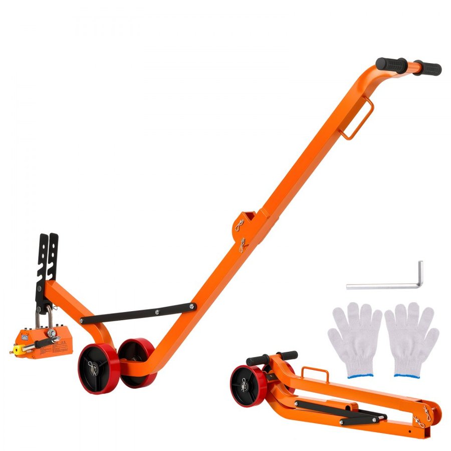 VEVOR Magnetic Manhole Lid Lifter – 1320 lbs Steel Dolly
