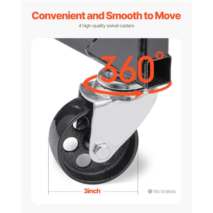 VEVOR Engine Motor Stand - 750 LBS, 4 Swivel Casters