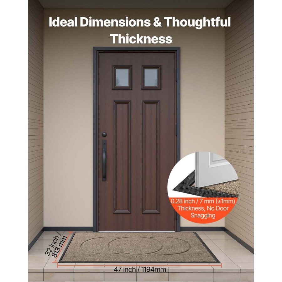 VEVOR Commercial Doormats – 47 × 32 in Heavy Duty Mat