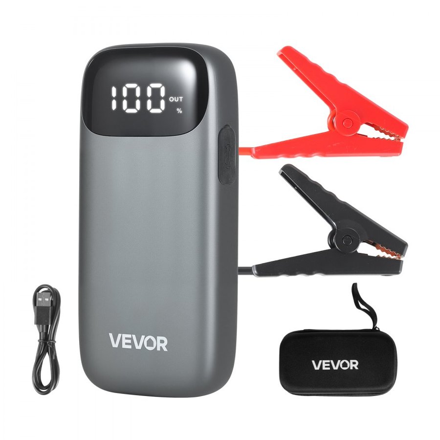 VEVOR 6000 Amp Jump Starter – 26,800 mAh, 12V Booster