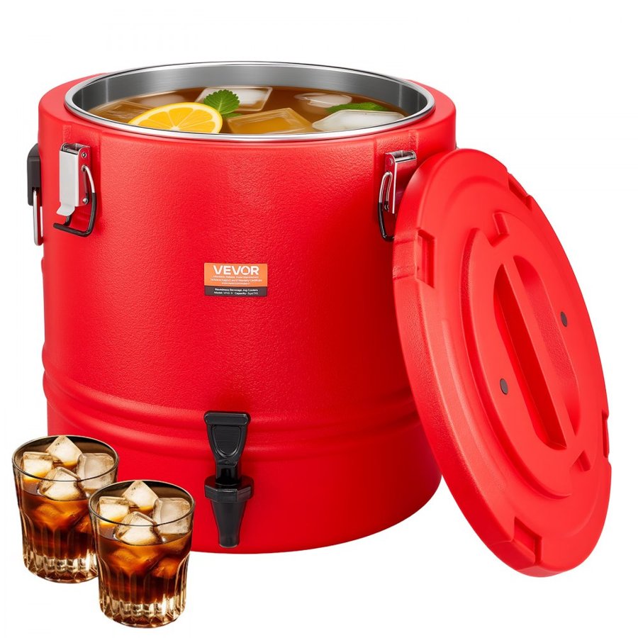 VEVOR Insulated Drink Dispenser - 8 Gal, 30.3 L Spigot