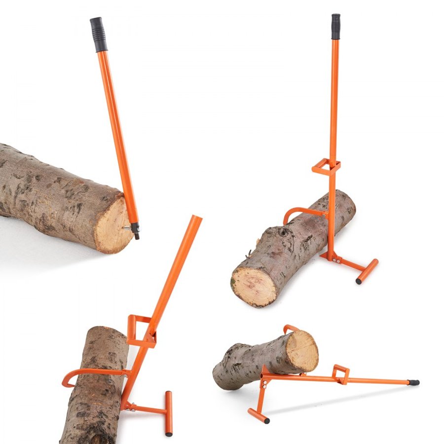 VEVOR Timberjack, 46.5 in, 4 in 1 Heavy Duty Steel Log Lifter, Multifunctional Log Roller Adjustable Cant Hook, Logging Tools Log Jack, Forestry Multitool for Rolling Cutting Lifting Logs