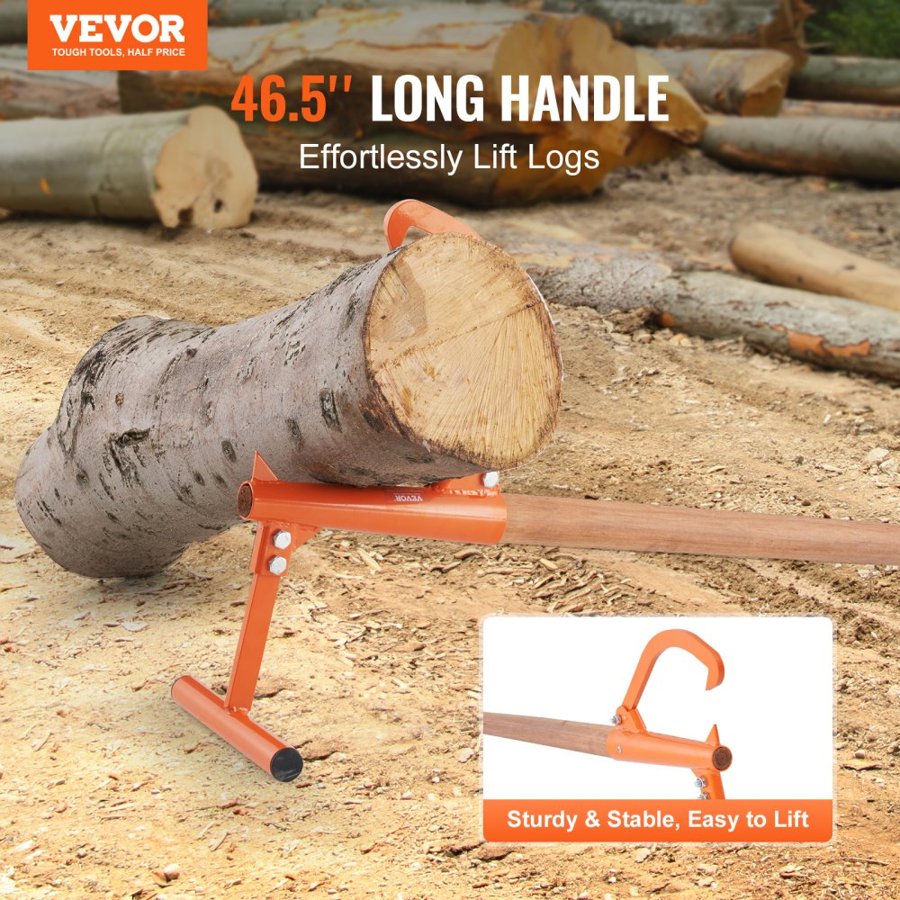 VEVOR Logjack – 46.5" Timberjack for Logs Up to 15" Dia