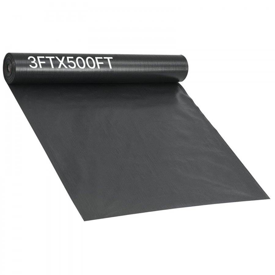 VEVOR Silt Fence Fabric Roll, 0.91 x 152.4 m Erosion Control Fencing, Industrial Grade Tough Polypropylene Fabrics for Sediment Retention, Temporary Fabric for Construction Job Sites