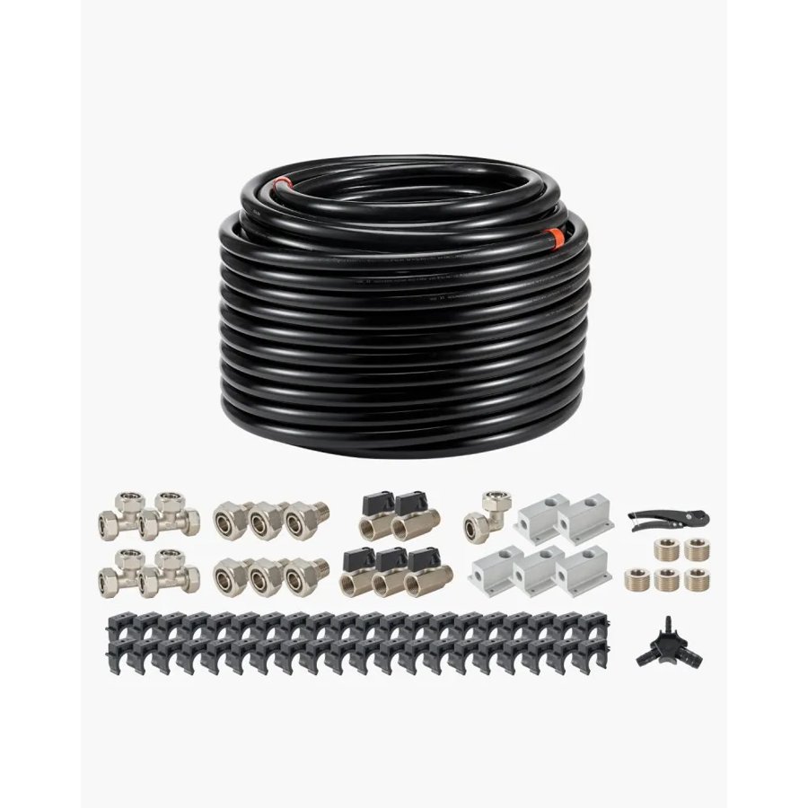 VEVOR Air Compressor Line Kit – 200FT x 3/4", HDPE-Aluminum