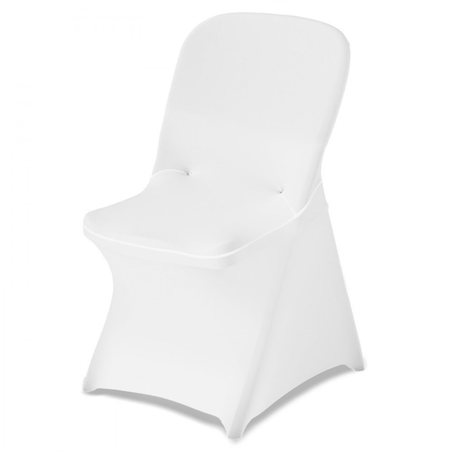 VEVOR White Dining Chair Covers – 95% Polyester + 5% Spandex