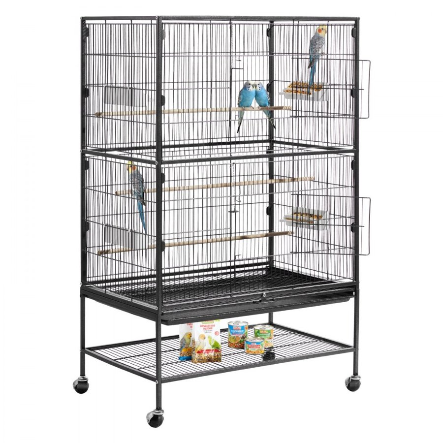 VEVOR Bird Flight Cage - 31.5 x 20.5 x 52 inch, Flat Top