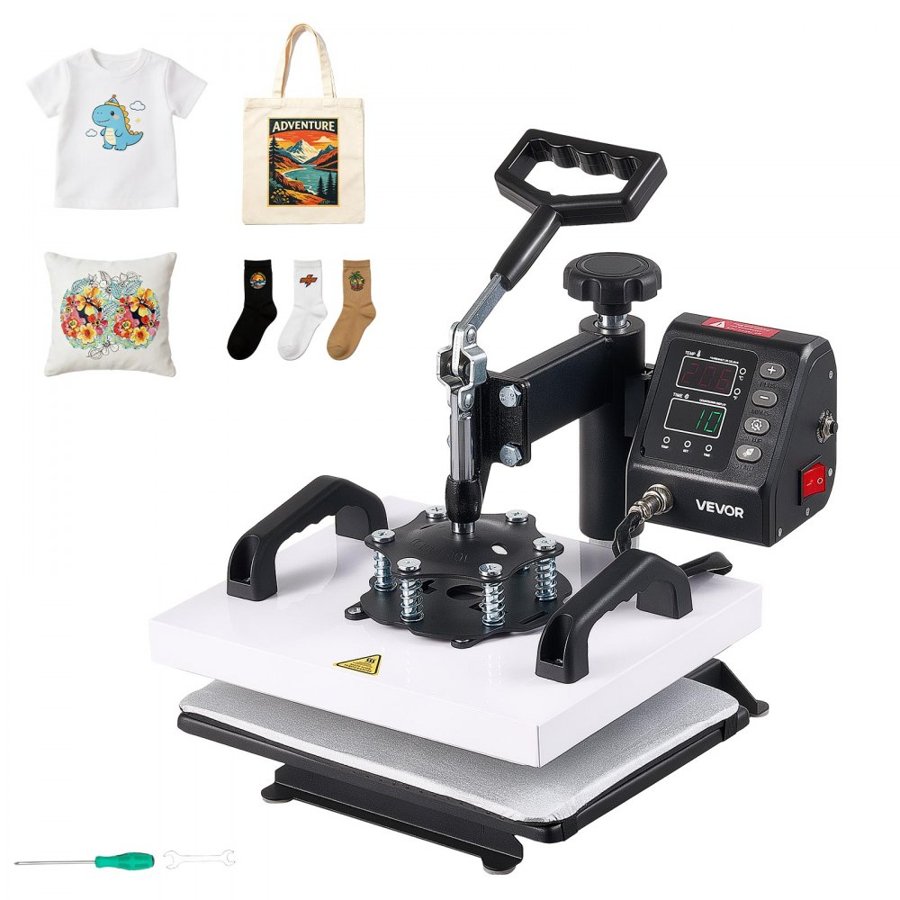 VEVOR Sublimation Heat Press Machine – 12x10in Swing Away