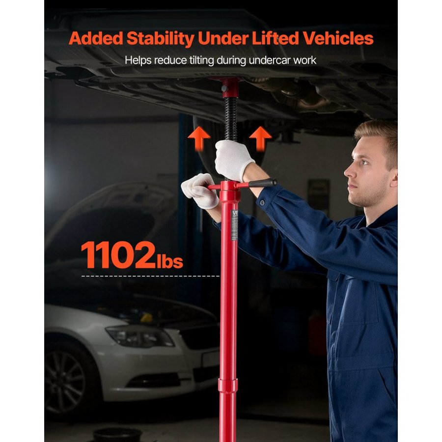 VEVOR 1/2 Ton Under Hoist Jack Stand – 1372-2130 mm Lift