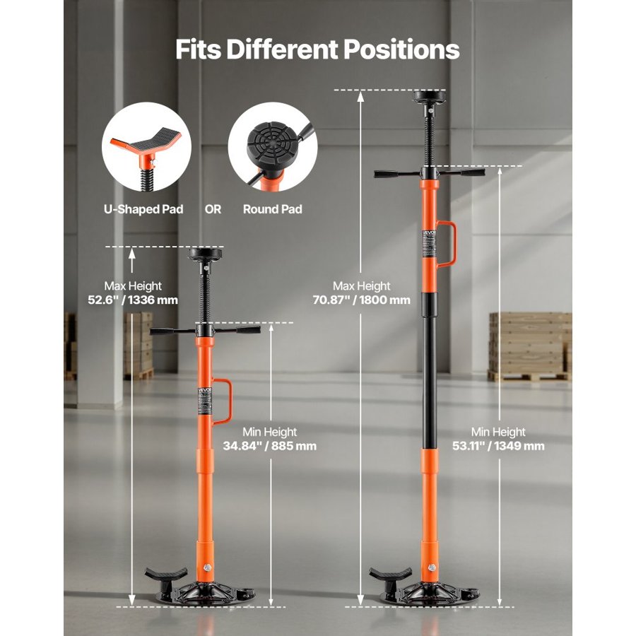 VEVOR Underhoist Support Stand – 1 Ton, Adjustable Height