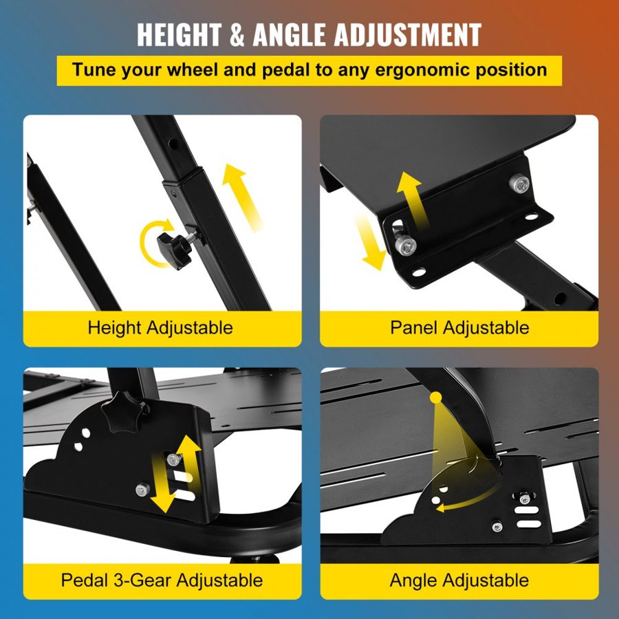 VEVOR Gaming Steering Wheel Stand – Fits G29, G920, T300RS