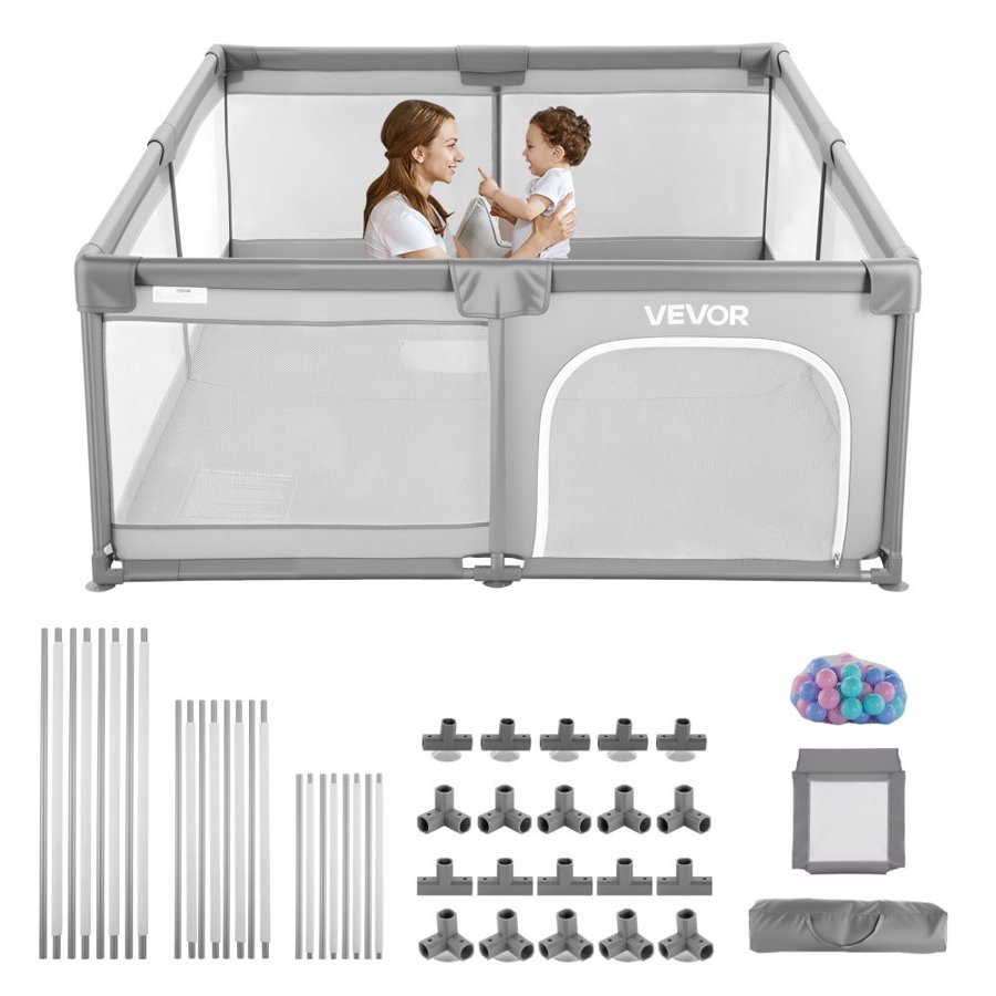 VEVOR Outdoor Baby Playpen – 78.7" x 70.3" Extra Large