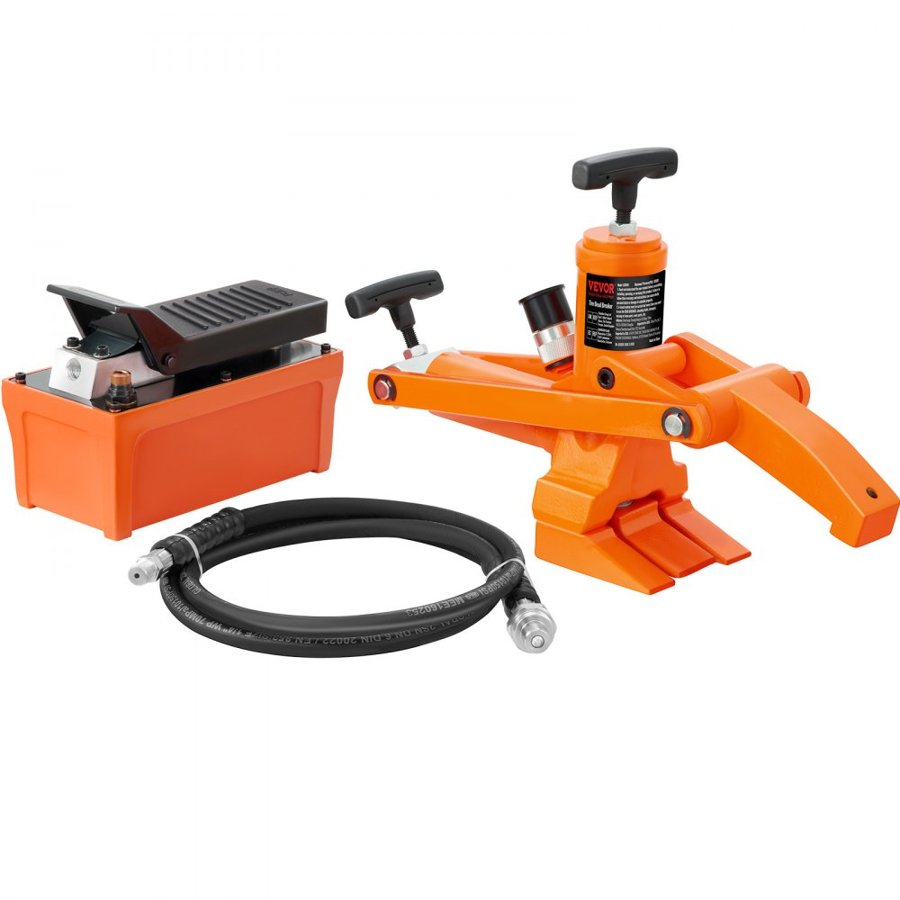VEVOR Hydraulic Tire Bead Breaker 10000 PSI Foot Pump for Tractor Truck Tire