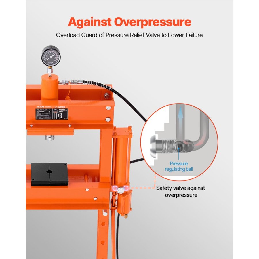 VEVOR 30 Ton Hydraulic Press — Garage and Workshop Use