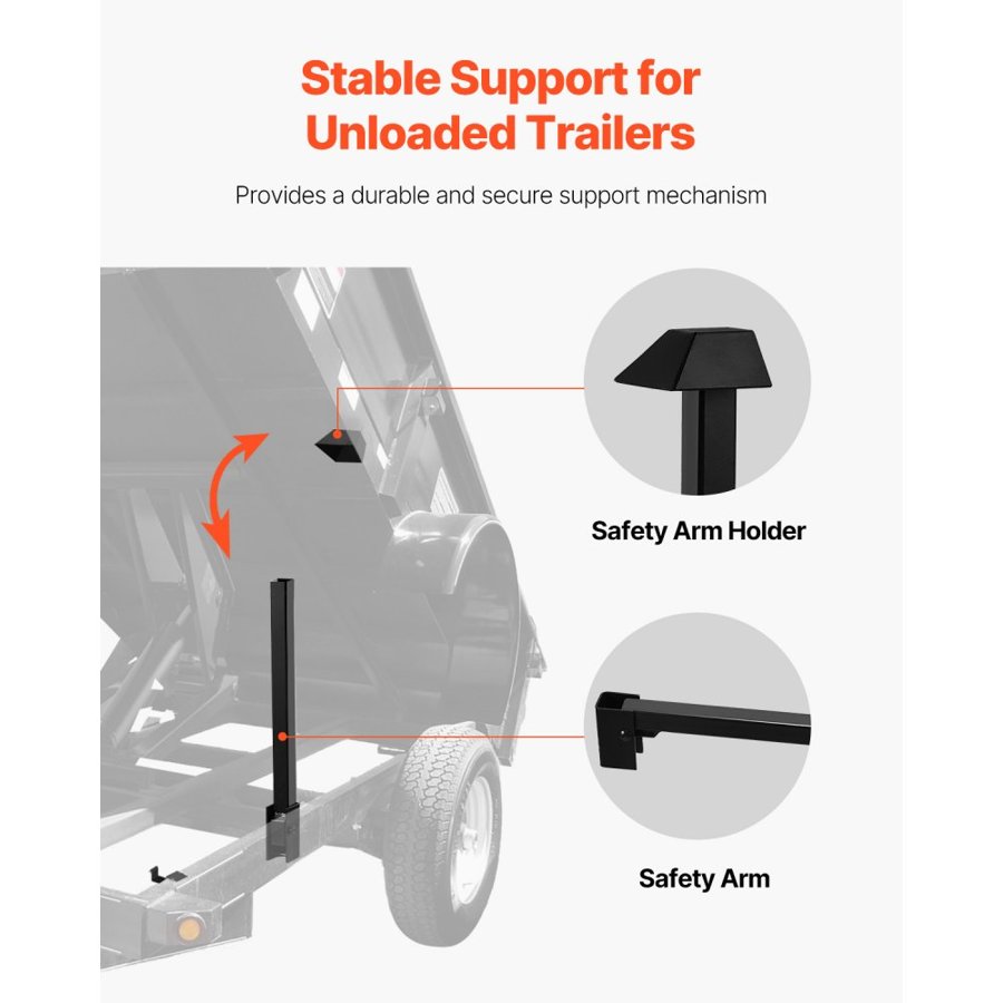 VEVOR 10 Ton Dump Bed Kit – 22,000 lbs Lift, 12V pump