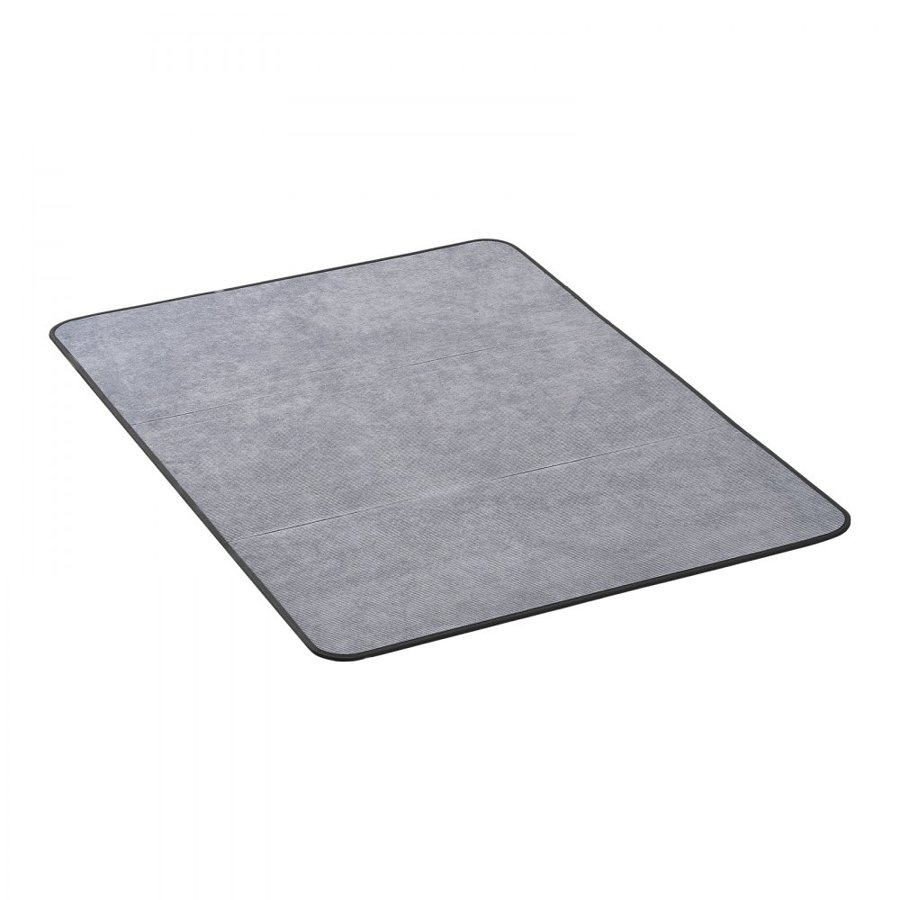 VEVOR Chair Mat, 915 x 1225 mm Office Chair Mat for Hard Floors, Floor Protector for Rolling Chairs, Corduroy Surface, Non-Slip & Easy to Clean, Smooth Glide Under Desk Rug for Home Office (Grey)