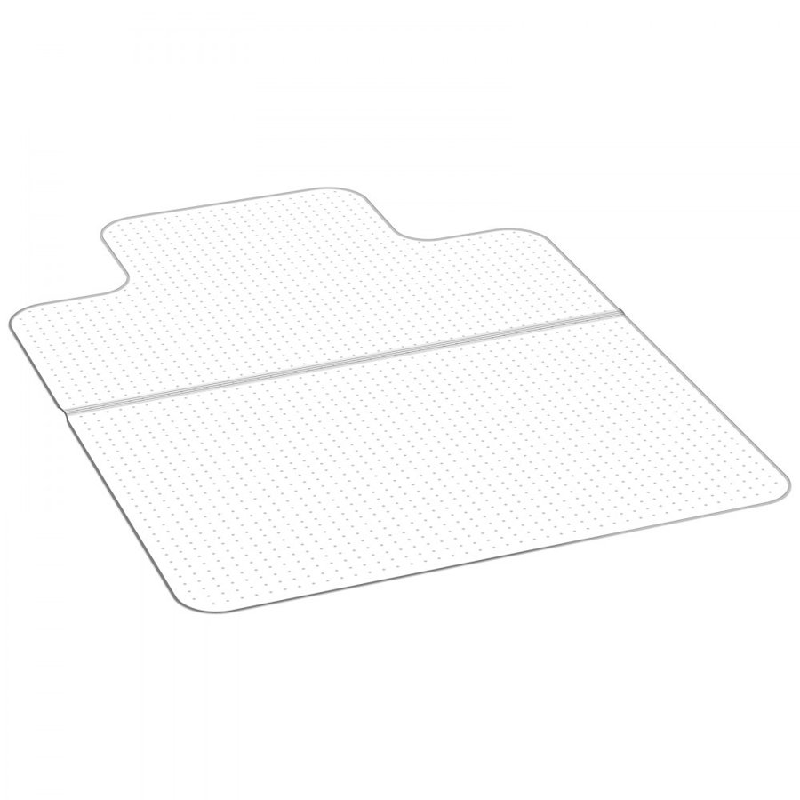 VEVOR Chair Mat with Lip, 915 x 1225 mm Office Chair Mat for Low Pile Carpeted Floors, Plastic Floor Protector Rug with Studded, Non-Slip & Easy to Clean, Smooth Glide Under Desk Rug for Home Office