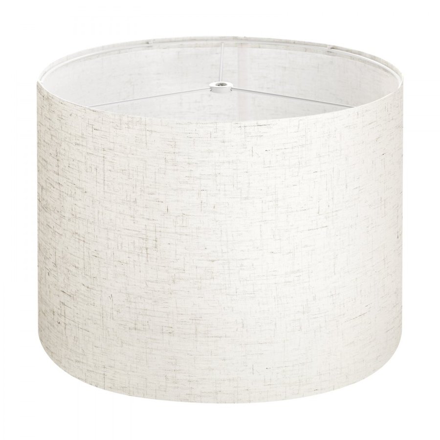 VEVOR Drum Lamp Shade, 13 in Top x 13 in Bottom x 10 in High, Medium Drum Linen Lampshade, Replacement Lamp Shade for Table Lamps Floor Lamps Pendant Lights, Easy Assembly Required (Light Linen)