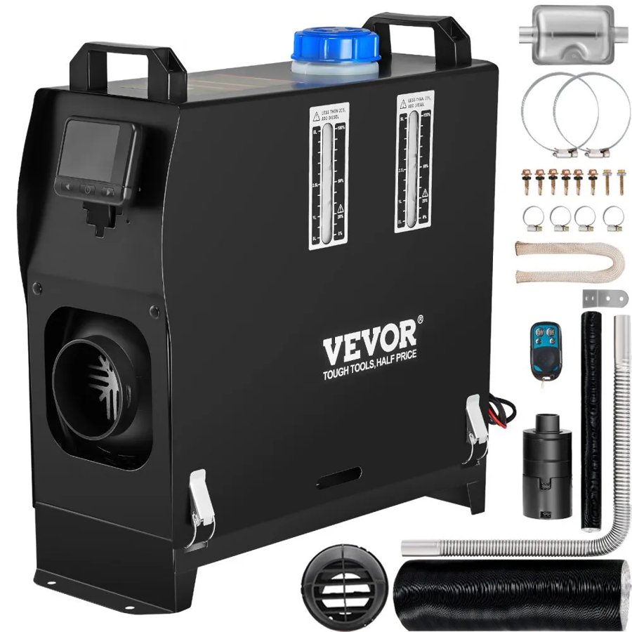 VEVOR 12V Truck Heater – 8KW Diesel Heater, 30 m, 1 Outlet