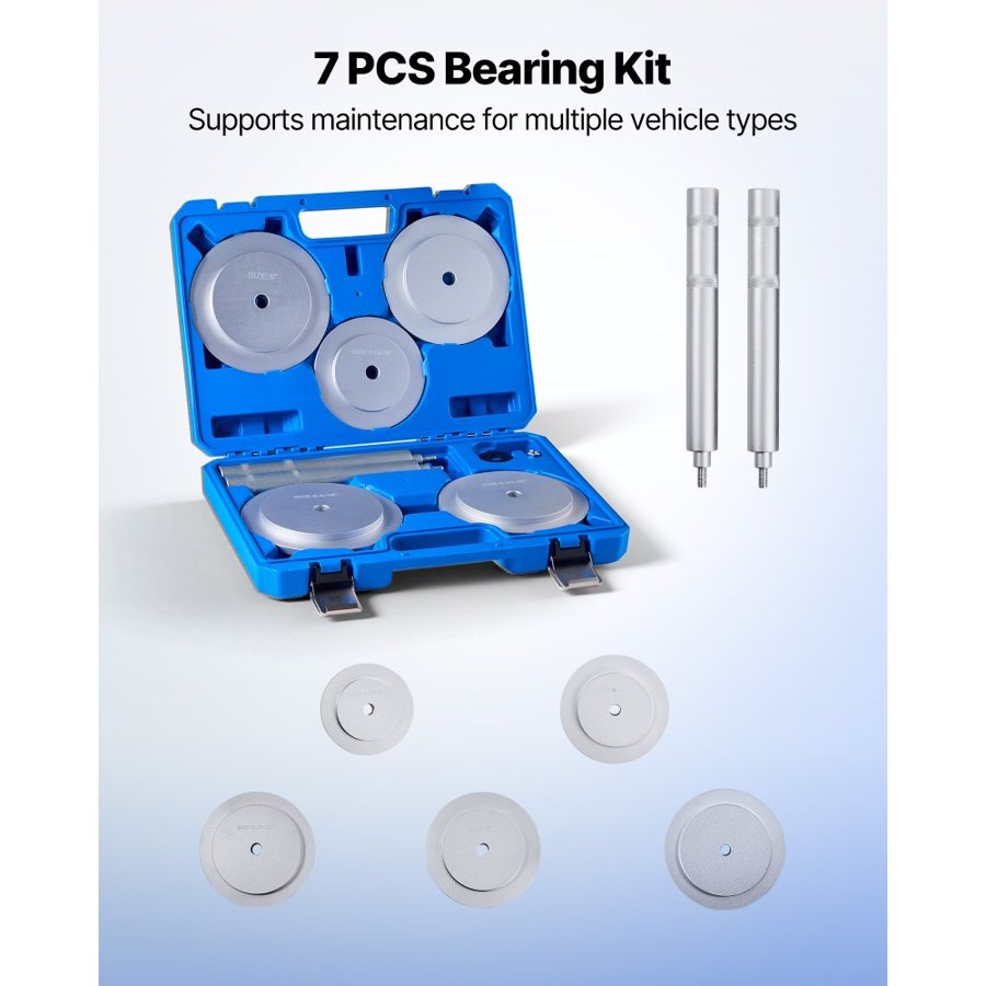 VEVOR Wheel Bearing Press Tool Kit – 7 Pcs Driver Set