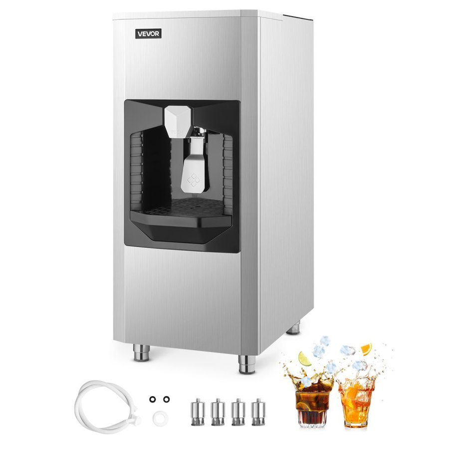 VEVOR Ice Maker with Crushed Ice – 180 Lbs Bin, 20 Lbs/Min