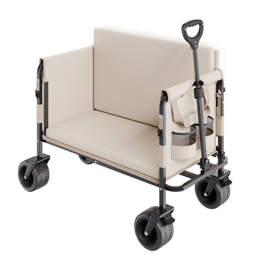 VEVOR Convertible Wagon Bench – 550lb Storage, 220L, 2-in-1