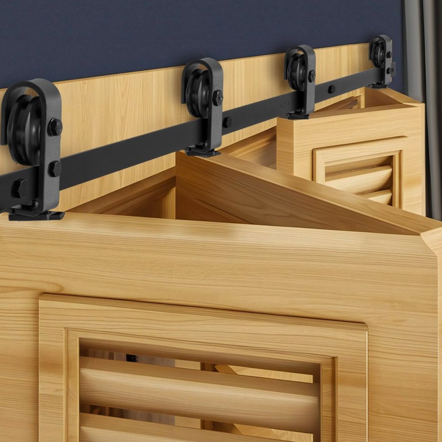 VEVOR Bifold Closet Door Track Kit – 64", 330lbs