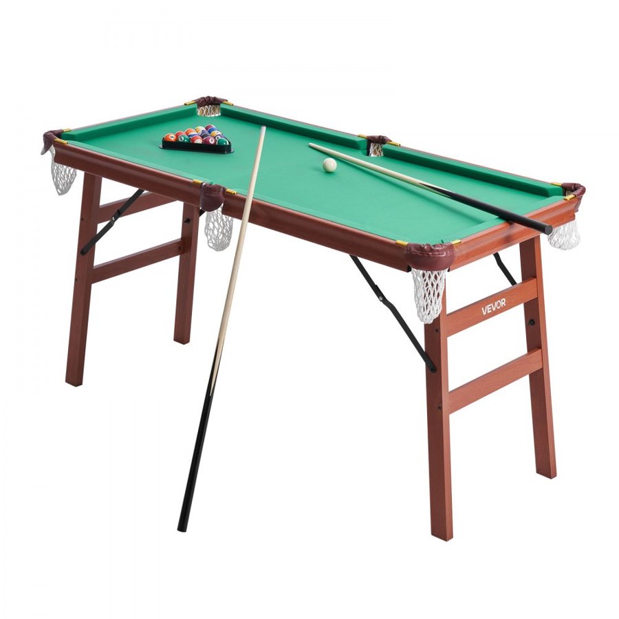 VEVOR Portable Billiards Table - Foldable MDF Frame